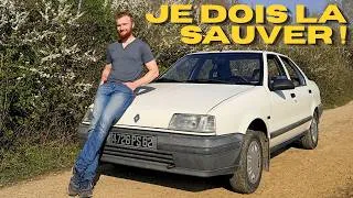 Miniature : Un abonné m’a confié la voiture de son père… j’ai halluciné 😳! #renault19 #automobile #youngtimer