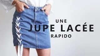 Miniature : TUTO JUPE LACÉE - SANS COUTURE - RAPIDO