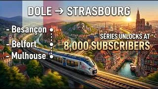 Miniature : CAB RIDE 4K 🚆 Dole → Besançon → Belfort → Mulhouse → Colmar → Strasbourg / preview 🇫🇷