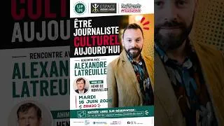Miniature : Être journaliste culturel aujourd'hui (16 juin 2026)