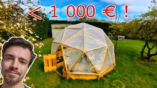 Miniature : J’ai construit cette serre géodésique pour moins de 1 000 € !