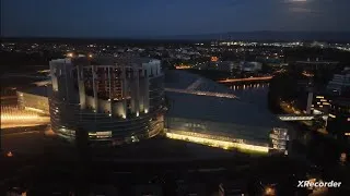 Miniature : Strasbourg est,Conseil et parlement européen, Robertsau,Bischeim, Rives Étoiles, vu du Ciel 