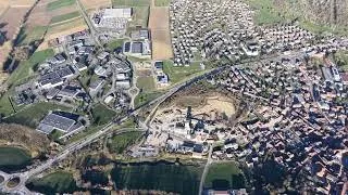 Miniature : Nordheim, Fessenheim-Le-Bas,Quatzenheim,Furdenheim, Marlenheim vu du ciel