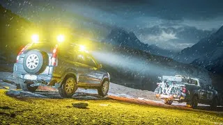Miniature : TENTE DE TOIT sous un VENT GLACIAL en Andorre (raid 4x4)