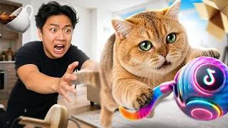 Miniature : TIKTOK M’A FAIT ACHETER LES PIRES OBJETS POUR CHAT ! 🙀