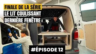 Miniature : On installe le lit coulissant dans Brad + pose de fenêtre ! On finit le van 🤩
