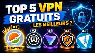 Miniature : J'ai testé les 5 VPN GRATUITS en 2026 et voici le MEILLEUR