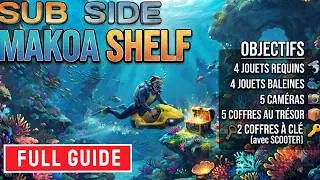 Miniature : Subside Makoa Shelf : Guide Complet Collectibles & Emplacements -Baleines, Requins, Caméras, Coffres