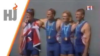 Miniature : 2000 Sydney - podium du 4 sans barreur (REDGRAVE, PINSENT)