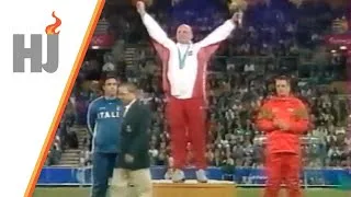 Miniature : 2000 Sydney - podium du lancer du marteau (Ziólkowski, Vizzoni, Astapkovich)