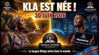 Miniature : 🎶 Lancement officiel de Kilega Lwindi Academy — 30 juin 2026 | La langue Kilega renaît !