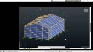 Miniature : hangar metallique 11: application des charges
