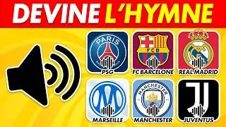 Miniature : Devine le CLUB grâce à son HYMNE + CHANSON ⚽🎵 | Quiz Football