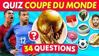 Miniature : 34 QUESTIONS sur la COUPE du MONDE 🏆⚽ | QUIZ FOOTBALL 2026