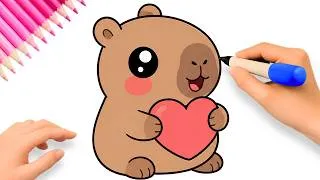 Miniature : COMMENT DESSINER UN CAPIBARA FACILE 💗