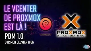 Miniature : Le vCenter de PROXMOX est là ! PDM 1 0 sur mon Cluster 10Gb
