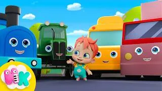 Miniature : Les véhicules pour bébé 🚜🚒 Son des véhicules 🚨 Chanson pour Enfants | HeyKids en Français
