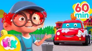 Miniature : Lavons la voiture ! 🚘🧼 Chansons pour Enfants | HeyKids en Français