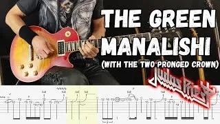 Miniature : The Green Manalishi - Judas Priest Live in Japan + Studio version - Guitar Tab Lesson - Guitar Cover