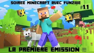 Miniature : UNE MAP INSAAAAAAANE SUR MINECRAFT OMMGGGG - Soirée Minecraft Ft Funziiie #1.1