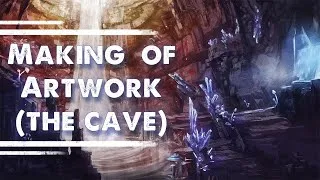 Miniature : Video game : Making of 2D environment artwork (cave)