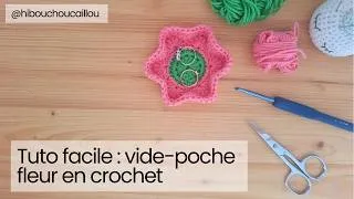 Miniature : Tuto crochet : un vide-poche fleur 🌸 DIY trinket dish tutorial