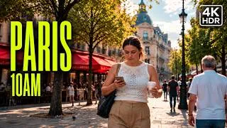 Miniature : What Paris Looks Like at 10AM | Louvre to Les Halles 4K HDR