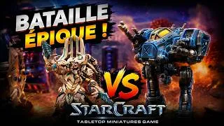 Miniature : STARCRAFT TMG •Terran VS Protoss • Rapport de bataille Battle report FR