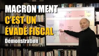 Miniature : Macron ment et c'est un évadé fiscal. Voici pourquoi.