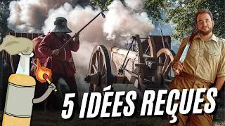 Miniature : Canons, cocktails molotov et poudre noire, 5 clichés historiques explosifs !