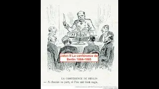 Miniature : HGGSP 1ere Jalon II : La conférence de Berlin 1884 1885