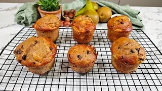 Miniature : Comment faire des Muffins poires chocolat healthy