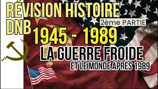 Miniature : FICHE RÉVISION HISTOIRE DNB   1947 1989 2ème PARTIE   LA GUERRE FROIDE ET APRÈS 1989
