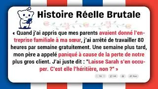 Miniature : J’AI DÉCOUVERT QUE MES PARENTS ONT DONNÉ L’ENTREPRISE FAMILIALE À MA SŒUR… ALORS J’AI RÉAGI
