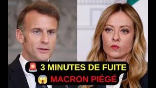Miniature : Macron a chuchoté, Meloni a tout entendu !