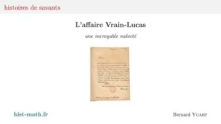 Miniature : Chasles et Vrain-Lucas