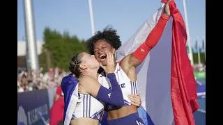 Miniature : Marie Julie Bonnin, Championne d'Europe, Saut à la perche U23 Espoo 2023 #sports #trackandfield