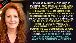 Miniature : Mon mari entra avec sa maîtresse : « Sors, j’ai besoin de la chambre ! » Il rit… alors moi…
