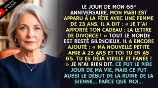 Miniature : Mon mari m’a quittée pour sa maîtresse : « Elle a 23 ans, toi 65 et tu es vieille ! » Alors moi…