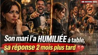 Miniature : Histoire Vraie: Son mari l'a humiliée à table, sa réponse 2 mois plus tard a choqué le Monde