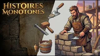 Miniature : Être Bâtisseur Dans La France Médiévale (Écran Noir + Crépitement Du Feu)
