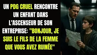 Miniature : UN PDG CRUEL RENCONTRE UN ENFANT DANS L'ASCENSEUR DE SON ENTREPRISE: «BONJOUR, JE SUIS LE FILS DE...