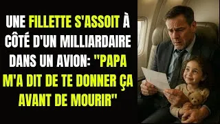 Miniature : UNE FILLETTE S'ASSOIT À CÔTÉ D'UN MILLIARDAIRE DANS UN AVION: «PAPA M'A DIT DE TE DONNER ÇA AVANT...