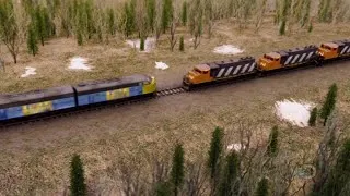 Miniature : Deux trains, une voie : l'issue fatale - Mayday, dangers dans le ciel spécial collision ferroviaire