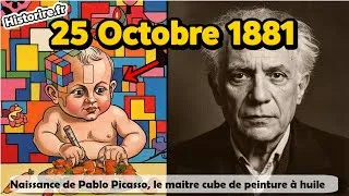 Miniature : 25 Octobre 1881 : Naissance de Pablo Picasso, le maître cube de peinture à huile