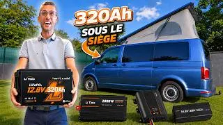 Miniature : 320Ah sous un siège ! Je repense l'installation électrique de mon van (Batterie lithium)