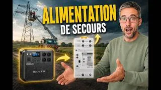 Miniature : PANNE EDF : j'alimente une partie de ma MAISON en toute sécurité (inverseur de source)