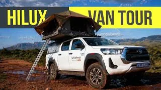 Miniature : Toyota Hilux 4x4 avec tente de toit : 23 jours en Afrique du Sud
