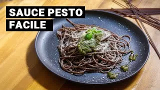 Miniature : Recette facile sauce pesto basilic 🌿 maison وصفة سباغيتي بيستو لذيذة وسهلة