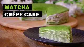 Miniature : Recette facile de gâteau de crêpes au matcha💚 | 💚وصفة كيك الكريب بالماتشا